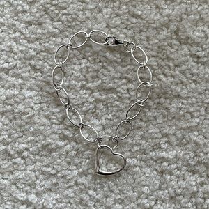 💗Sterling silver heart bracelet